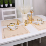 Podkładka Glamour 30×42 – Beż + złote dżety Podkładka Glamour 30×42 – Beż + złote dżety