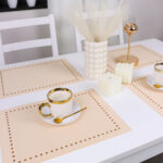 Podkładka Glamour 30×42 – Beż + złote dżety Podkładka Glamour 30×42 – Beż + złote dżety