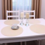 Podkładka Glamour Koło – Beżowa + Srebrne dżety Podkładka Glamour Koło – Beżowa + Srebrne dżety