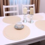 Podkładka Glamour Koło – Beżowa + Srebrne dżety Podkładka Glamour Koło – Beżowa + Srebrne dżety