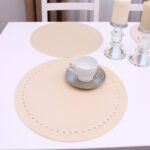 Podkładka Glamour Koło – Beżowa + Srebrne dżety Podkładka Glamour Koło – Beżowa + Srebrne dżety