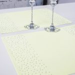 Podkładka Brylant – Jasny zółty + srebrne dżety Podkładka Brylant – Jasny zółty + srebrne dżety