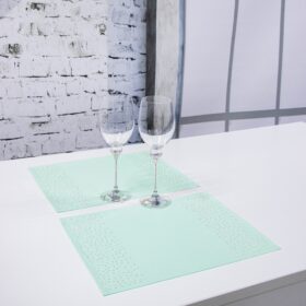 Podkładka Brylant – Miętowa + Srebrne dżety