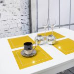 Podkładka Glamour 30×30 – Złota + Srebrne dżety