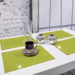 Podkładka Glamour 30×42 – Granat + Złote dżety