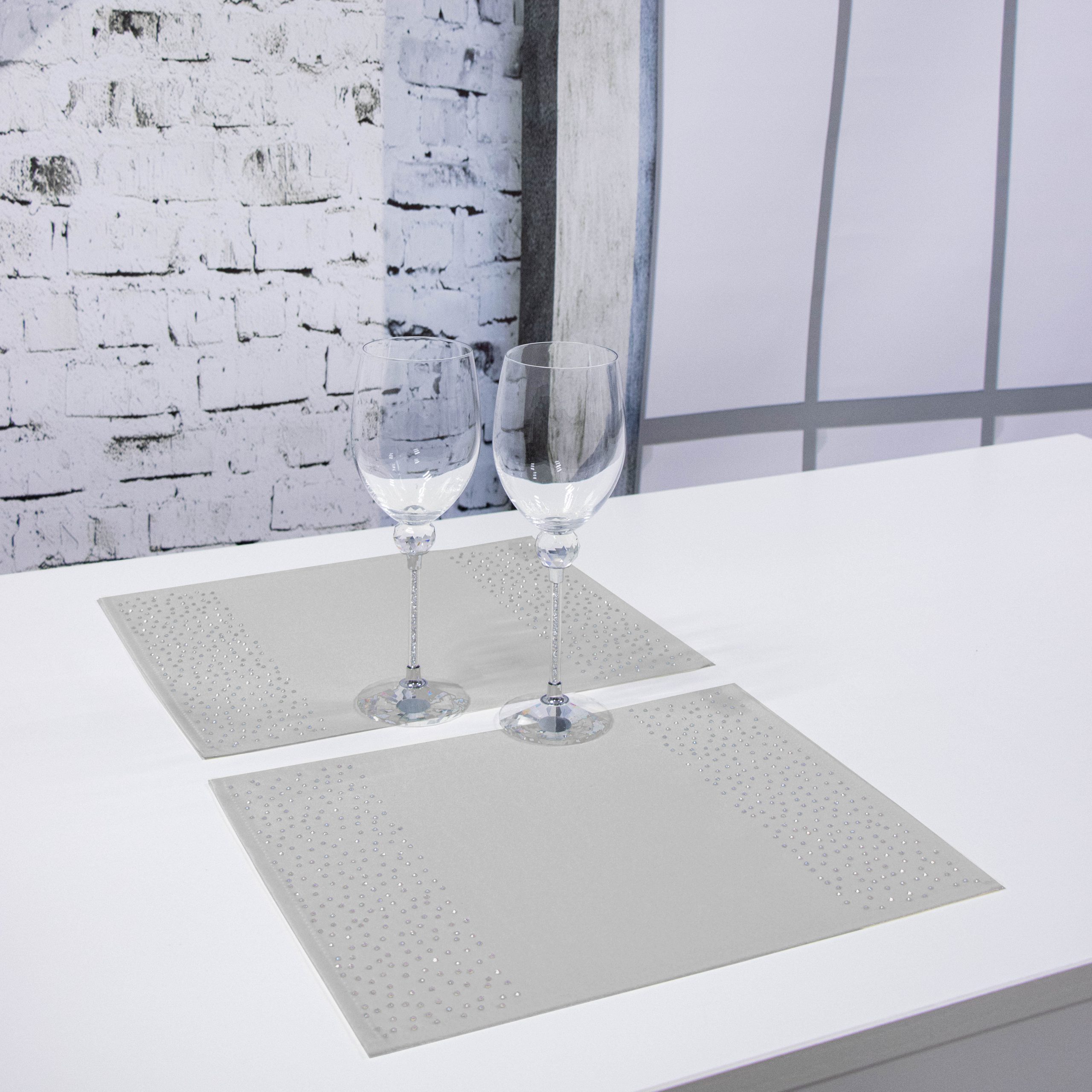 Podkładka Brylant – Szara + Srebrne dżety Podkładka Brylant – Szara + Srebrne dżety