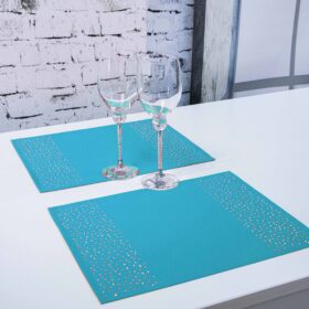 Podkładka Brylant – Turkus + Srebrne dżety