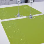 Podkładka Brylant – Jasna zieleń + Srebrne dżety