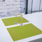 Podkładka Brylant – Jasny zółty + srebrne dżety