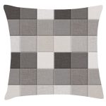 Poszewka Rodos Lux – Czarny Srebro