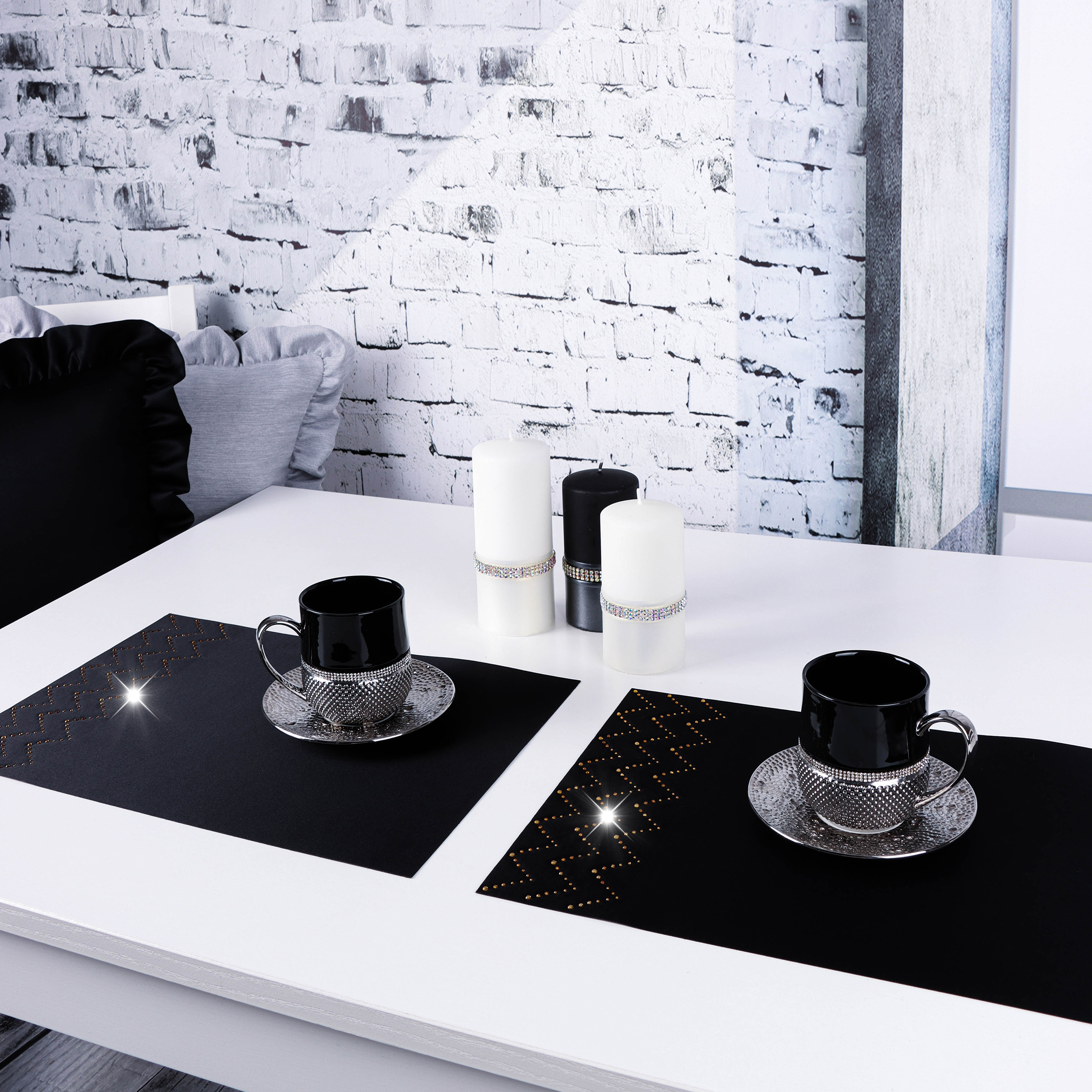 Podkładka Glamour – Zygzak Złoto Podkładka Glamour – Zygzak Złoto