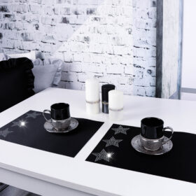 Podkładka Glamour – Gwiazdki Srebro