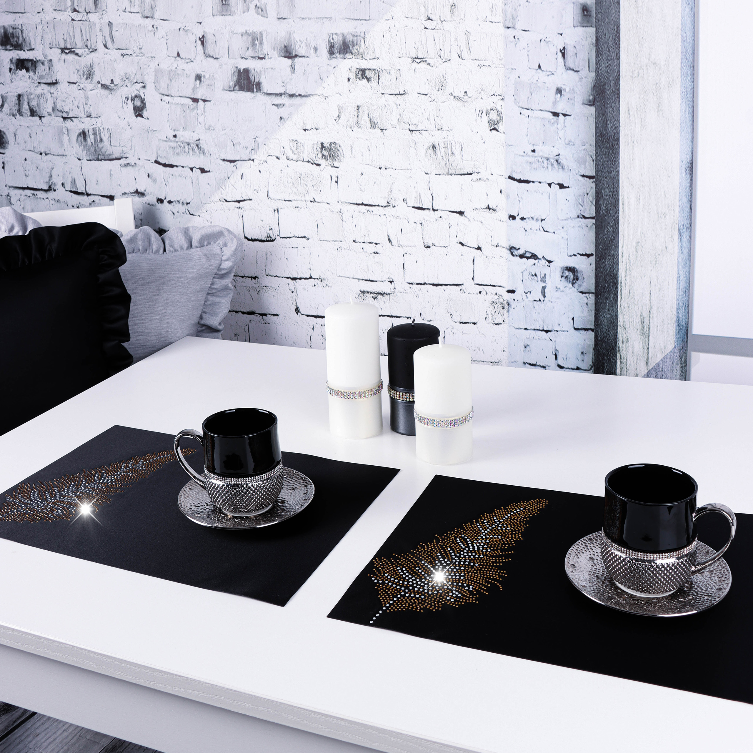 Podkładka Glamour – Liść Złoto Podkładka Glamour – Liść Złoto