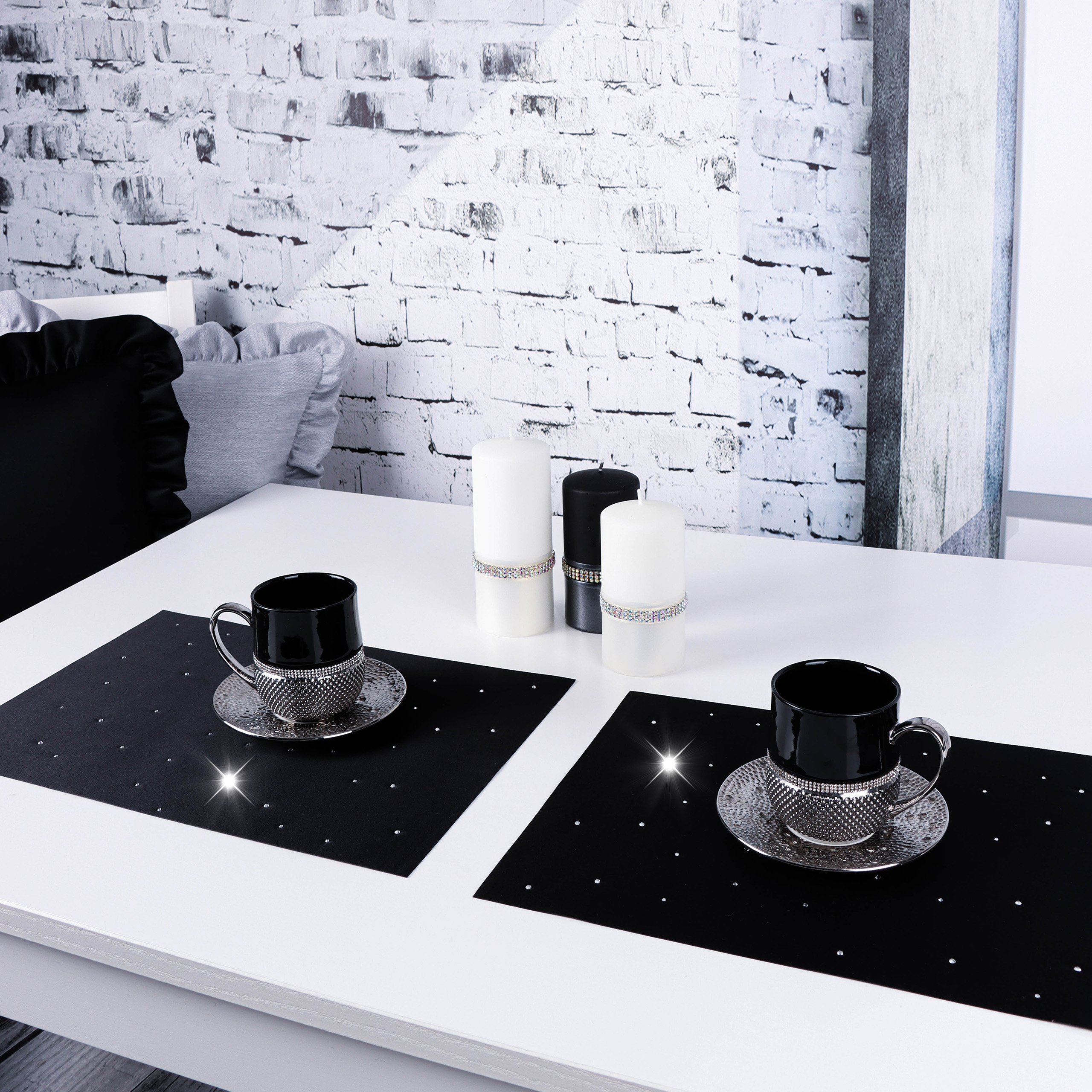 Podkładka Glamour – Szafir Srebro Podkładka Glamour – Szafir Srebro