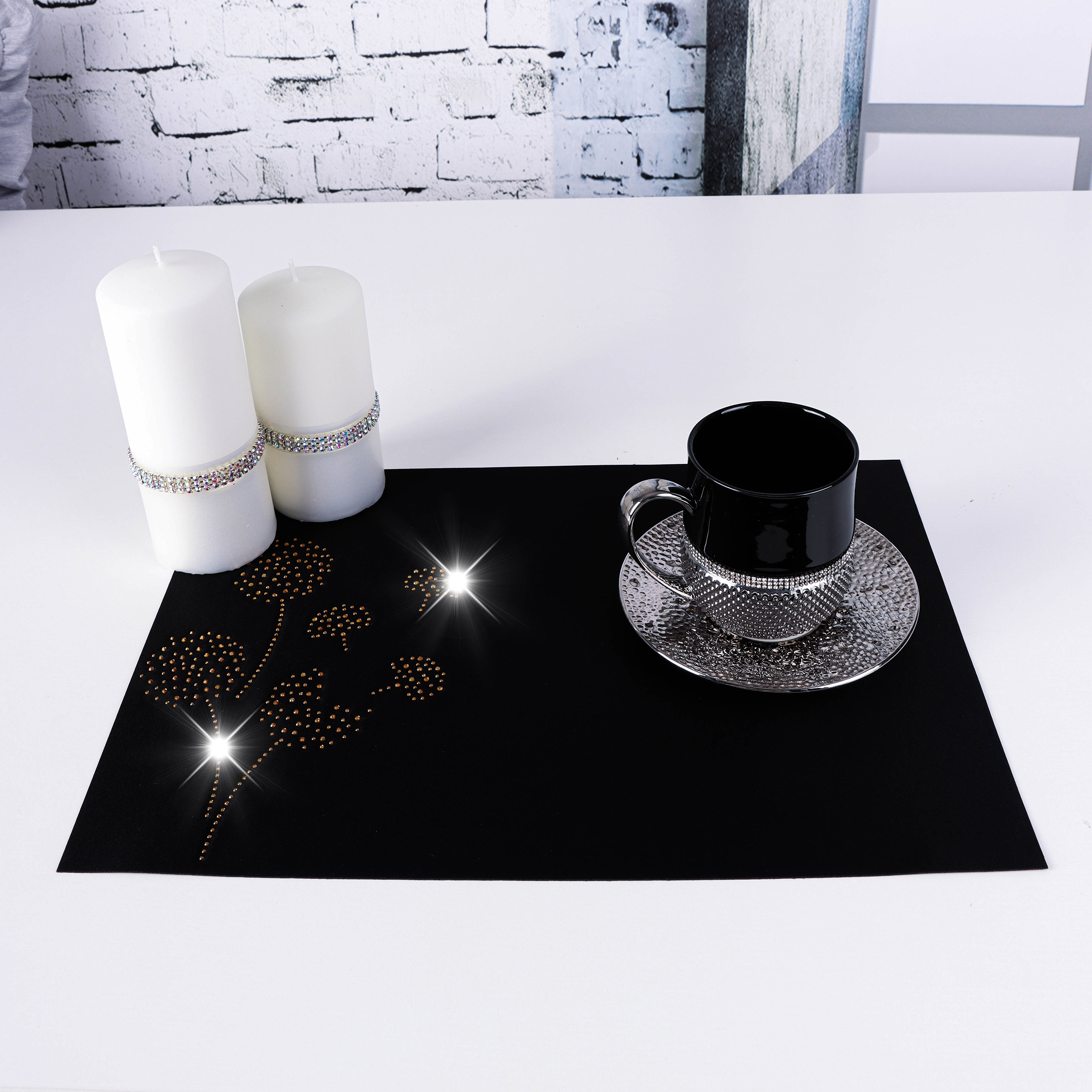 Podkładka Glamour – Dmuchawce Złoto Podkładka Glamour – Dmuchawce Złoto