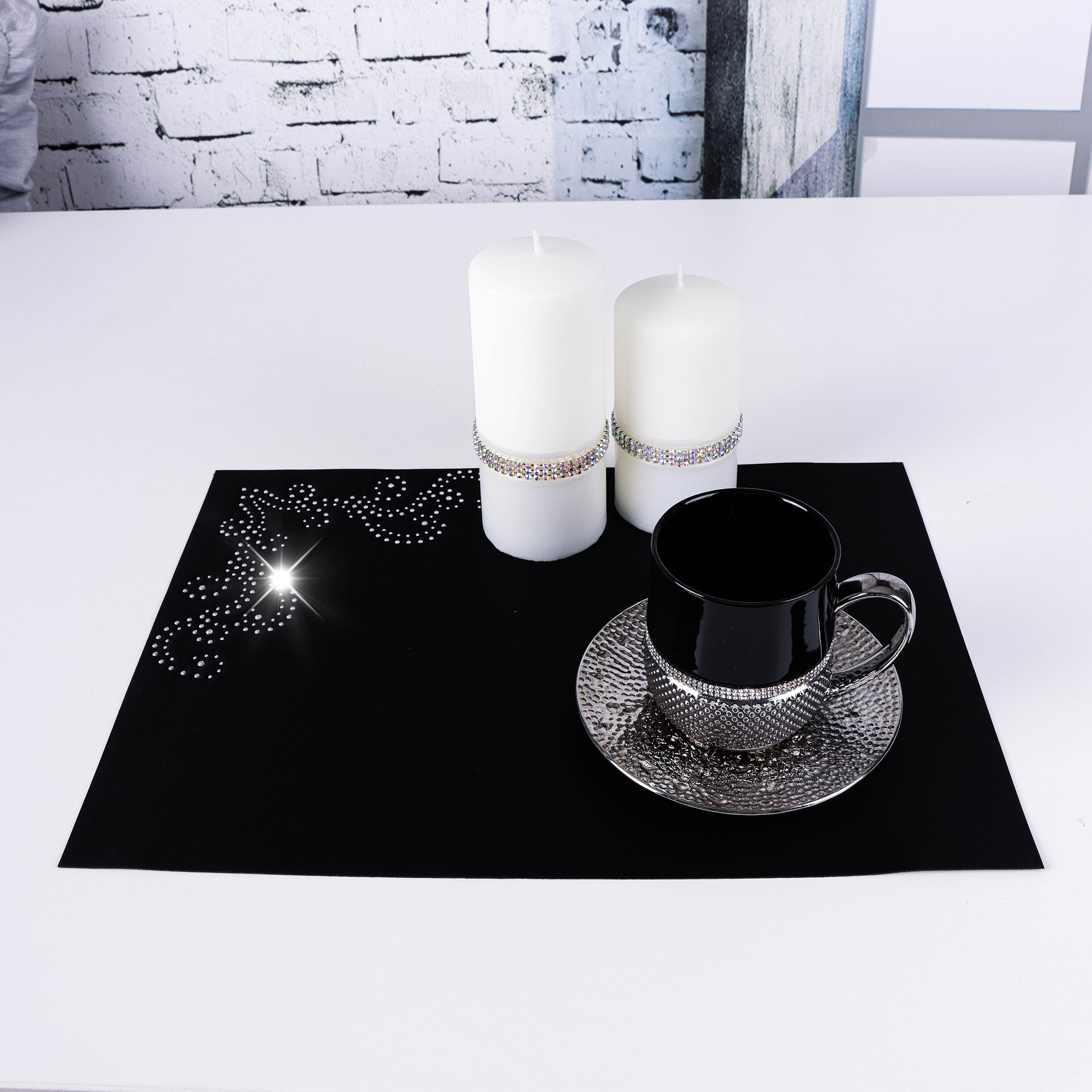 Podkładka Glamour – Onyx Srebro Podkładka Glamour – Onyx Srebro