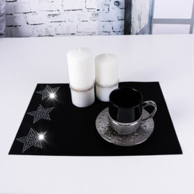 Podkładka Glamour – Gwiazdki Srebro Podkładka Glamour – Gwiazdki Srebro