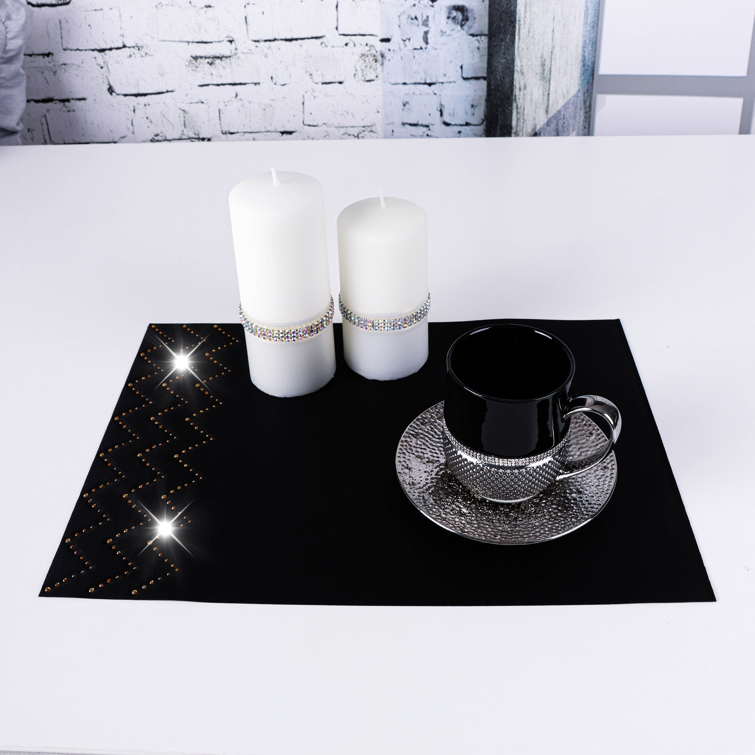 Podkładka Glamour – Zygzak Złoto Podkładka Glamour – Zygzak Złoto