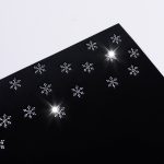 Podkładka Glamour – Śnieżynki Srebro