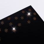 Podkładka Glamour – Śnieżynki Złoto