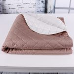 Narzuta dwuwarstwowa pikowana Kakaowa z ekri