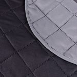 Narzuta dwuwarstwowa pikowana Grafit z szarym