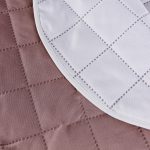 Narzuta dwuwarstwowa pikowana Kakaowa z ekri