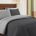 Narzuta dwuwarstwowa pikowana Kakaowa z ekri