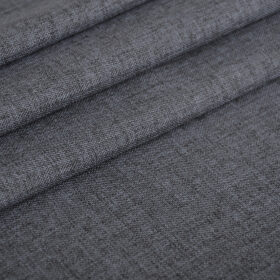Tkanina matowa, gładka, dekoracyjna Panama Grafit