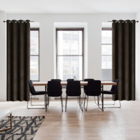 Zasłona welwetowa – Brąz