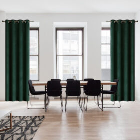 Zasłona welwetowa – Ciemna zieleń