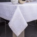 Obrus Modern – Biel Złoto