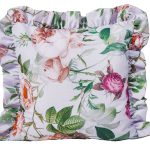 Poszewka z falbanką Druk Kwiat 390926-004