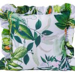 Poszewka z falbanką Druk Kwiat 400015-003