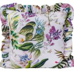 Poszewka z falbanką Druk Kwiat 390877-004