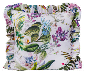 Poszewka z falbanką Druk Kwiat 390877-004