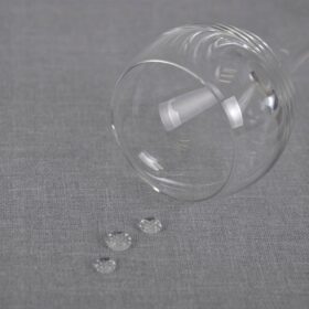 Tkanina matowa, gładka, dekoracyjna Panama Popiel Tkanina matowa, gładka, dekoracyjna Panama Popiel