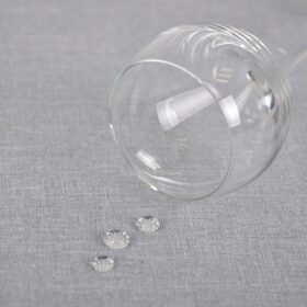 Tkanina matowa, gładka, dekoracyjna Panama Szara Tkanina matowa, gładka, dekoracyjna Panama Szara