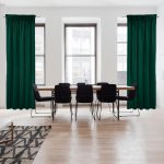 Zasłona welwetowa – Ciemna zieleń Zasłona welwetowa – Ciemna zieleń