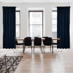 Zasłona welwetowa – Granat