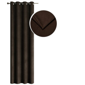 Zasłona welwetowa – Brąz