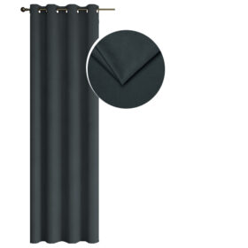 Zasłona welwetowa – Grafit