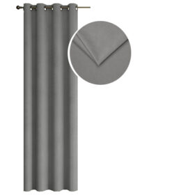 Zasłona welwetowa – Jasny szary Zasłona welwetowa – Jasny szary