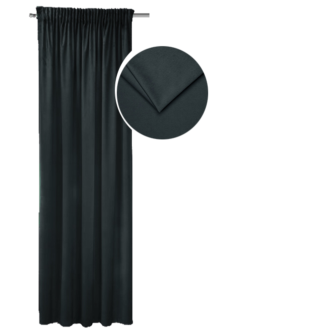 Zasłona welwetowa – Grafit Zasłona welwetowa – Grafit