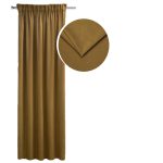 Zasłona welwetowa – Musztardowy