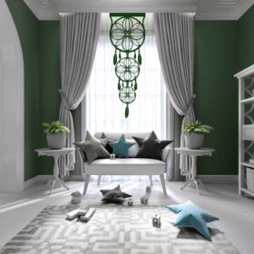 Ażur Panel Łapacz Snów – Czerwony Ażur Panel Łapacz Snów – Czerwony