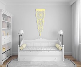 Ażur Panel Łapacz Snów – Jasna zieleń Ażur Panel Łapacz Snów – Jasna zieleń