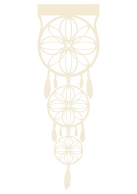 Ażur Panel Łapacz Snów – Beż