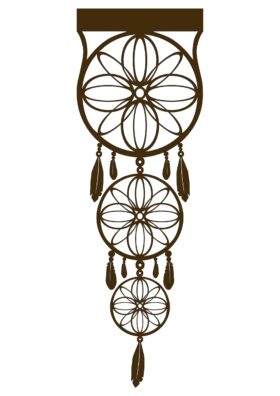 Panel Ażur Łapacz Snów – Brąz