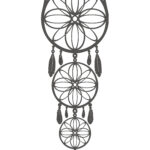 Ażur Panel Łapacz Snów – Grafit Ażur Panel Łapacz Snów – Grafit